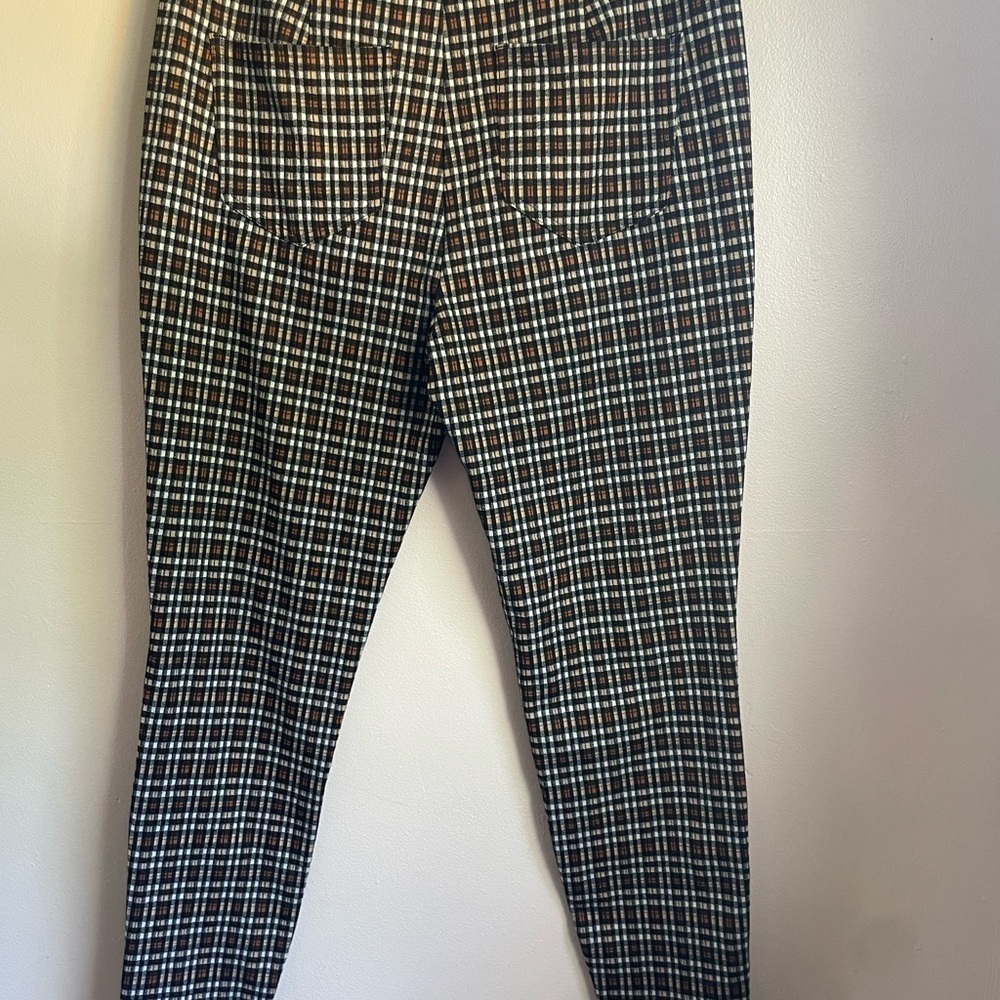 SO plaid high-rise leggings, size L with pockets - Picture 6 of 10